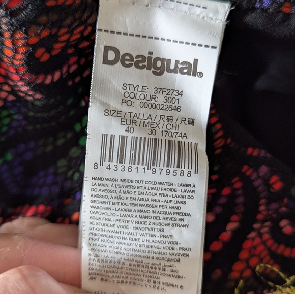 Desigual Mini A-Line Skirt - Picture 6 of 7
